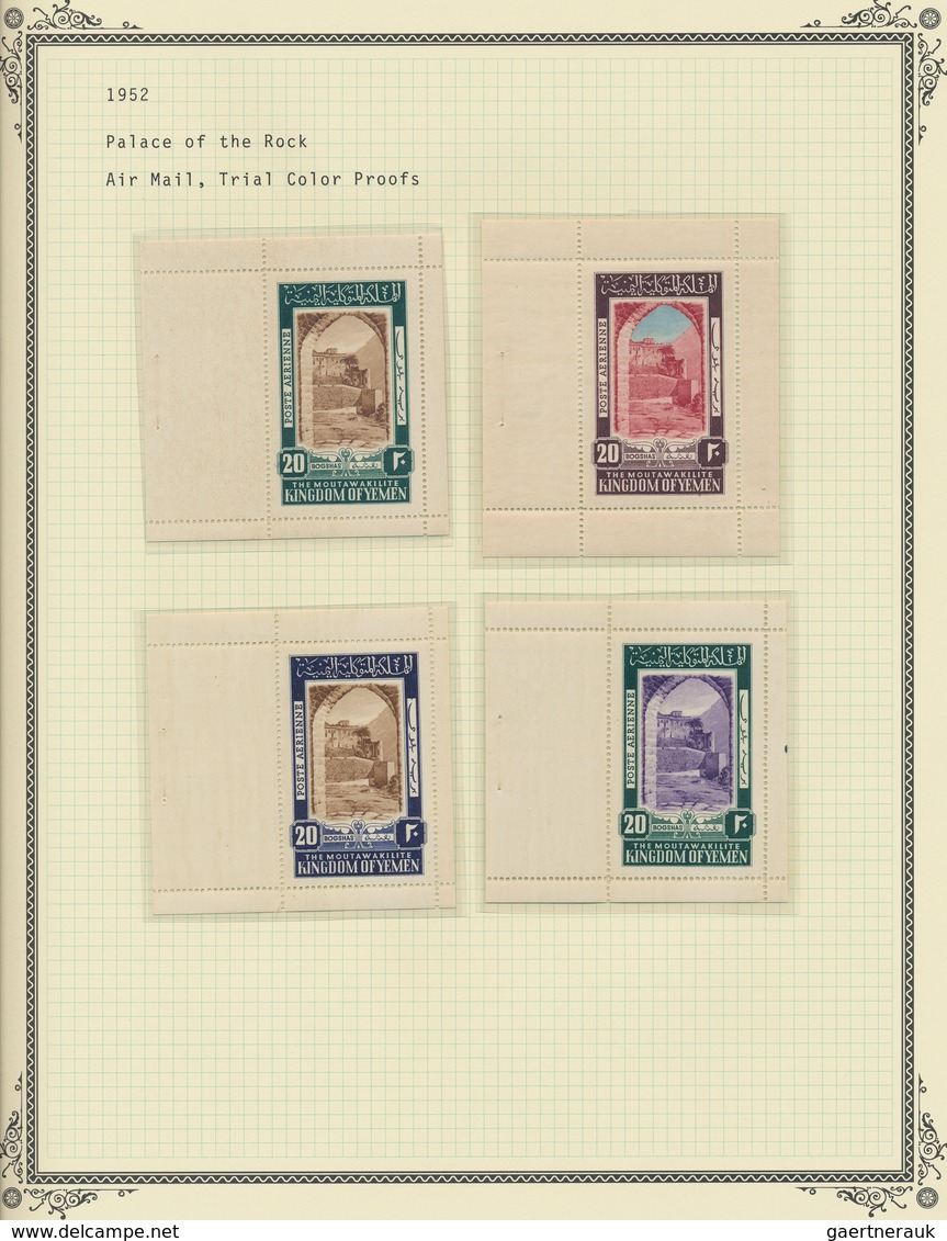 Jemen: 1928-2007 Specialized collection of mostly mint stamps and souvenir sheets plus some covers,