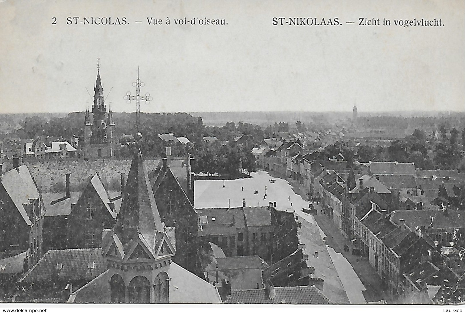 St Nicolas - St Niklaas. Vue à Vol D'oiseau - Zicht In Vogelvlucht.jpeg - Sint-Niklaas