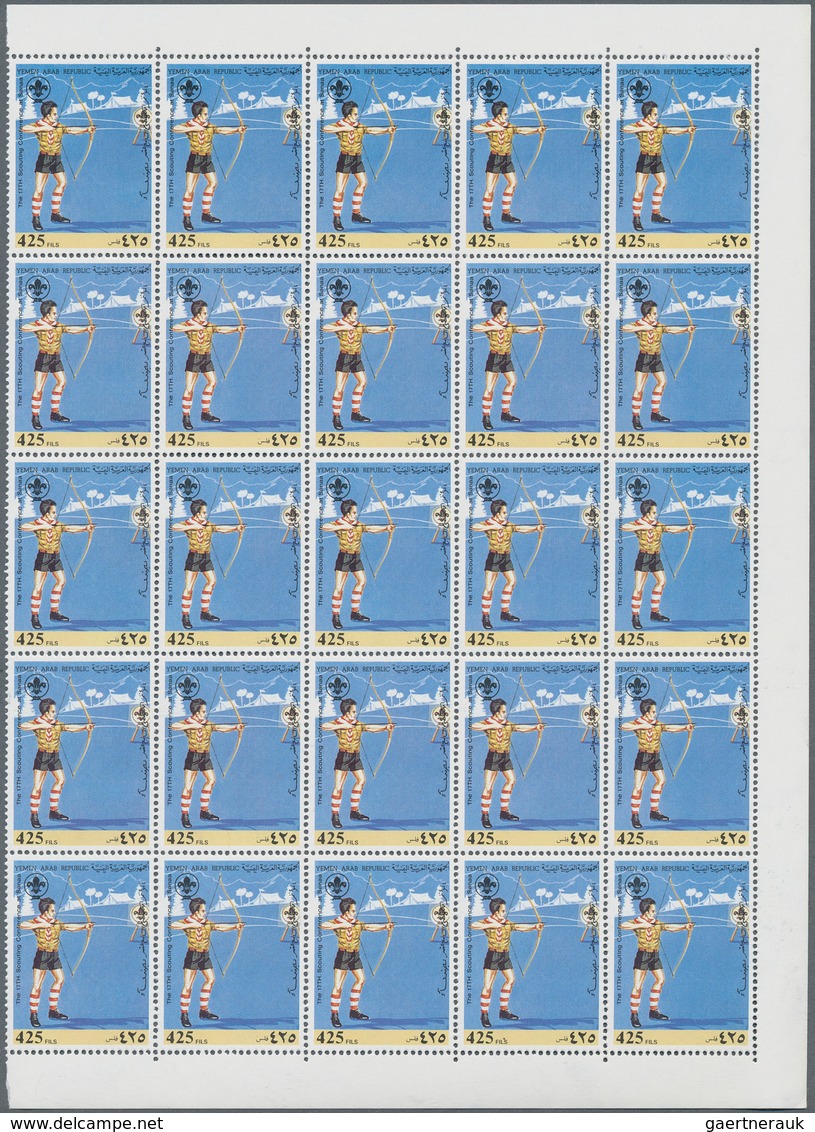 Jemen: 1976/1988, U/m Assortment Of Units (mainly Complete Sets) Incl. Nice Thematic Issues. Michel - Yémen