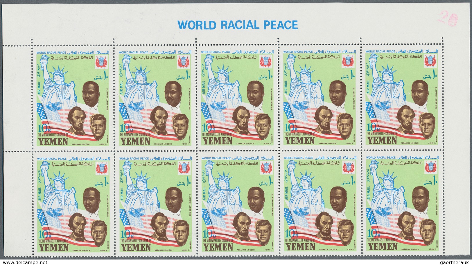 Jemen - Königreich: 1965/1970, chiefly u/m assortment incl. specialities like progressive proofs, va