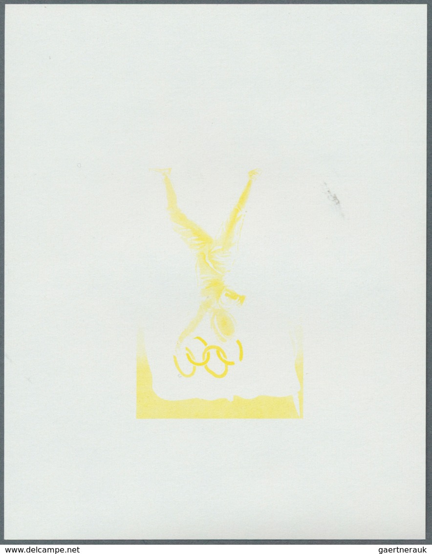 Jemen - Königreich: 1968, Summer OLYMPICS 1924-1968 'National flags and venues' 11 different imperfo