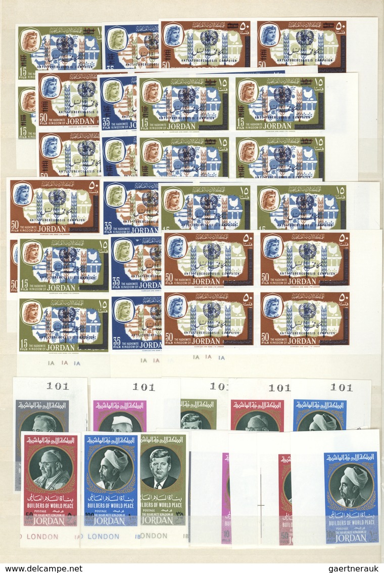 Jordanien: 1930/1965 (ca.), Comprehensive Accumulation On Stocksheets From A Nice Section 1930s/1950 - Jordania