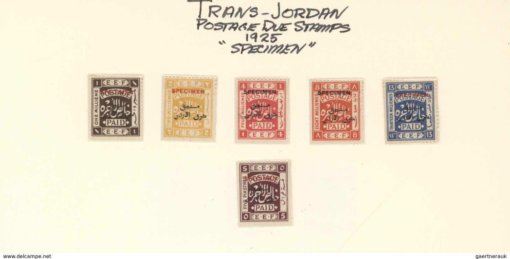 Jordanien: 1930-83, Comprehensive Collection In Scott Album Starting Early Air Mails And Postage Due - Jordanie