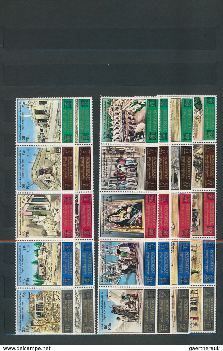 Jordanien: 1964/1996, U/m Collection In A Stockbook With Some Interesting Issues 1960s/1970s And Spe - Jordanie