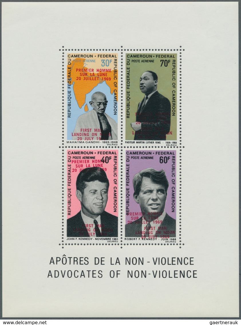 Kamerun: 1969, Prominent Persons (Mahatma Gandhi, Martin Luther King, John F. And Robert F. Kennedy) - Cameroun (1960-...)