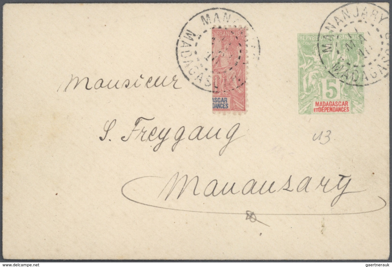 Madagaskar: 1889/1910 (ca.), Madagascar/Dependencies, Comprehensive Collection In A Binder, Comprisi - Madagascar (1960-...)