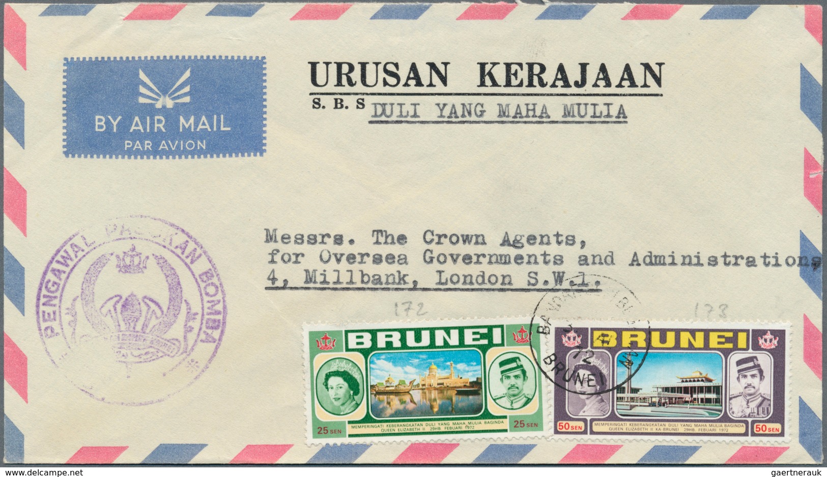 Malaiische Staaten: 1893/1999, Malaysian states/Straits Settlements/Brunei, assortment of 31 covers/
