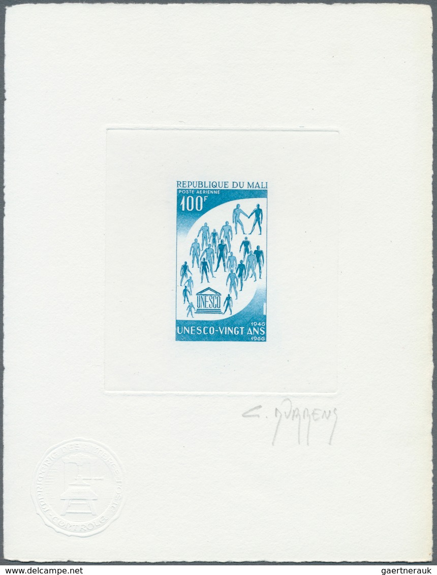 Mali: 1961/1983 (approx). Collection Of 21 Different Epreuves D'artiste Signée Showing Various Topic - Malí (1959-...)