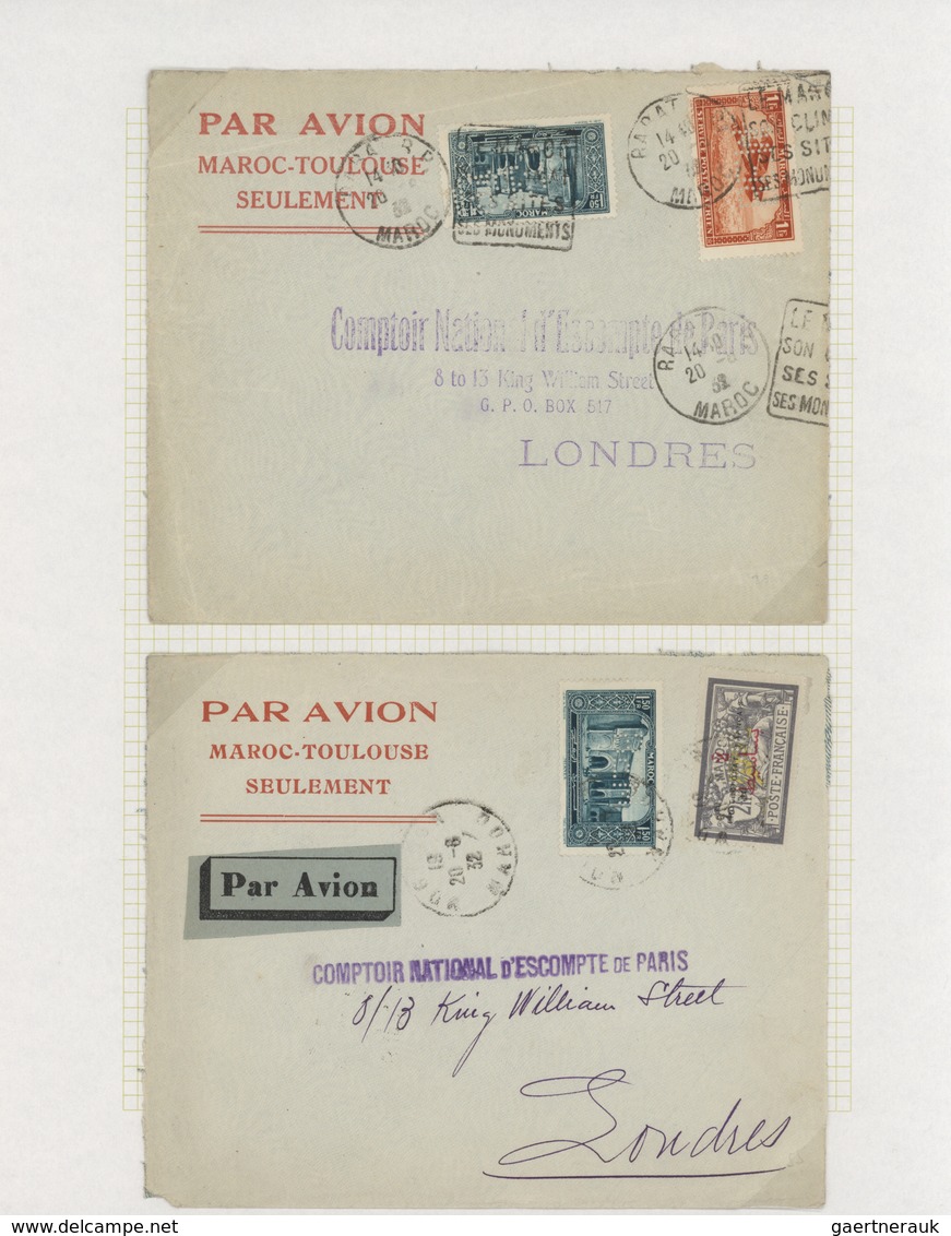 Marokko: 1895/1950 (ca.), POSTAL HISTORY/CULTURE OF MOROCCO, a magnificient collection of apprx. 1.4