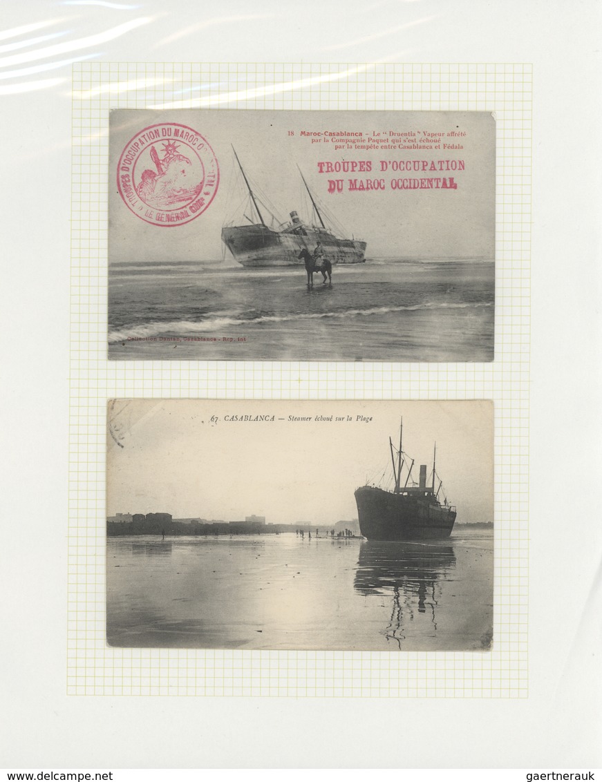 Marokko: 1895/1950 (ca.), POSTAL HISTORY/CULTURE OF MOROCCO, a magnificient collection of apprx. 1.4