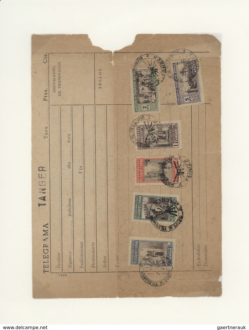 Marokko: 1895/1950 (ca.), POSTAL HISTORY/CULTURE OF MOROCCO, a magnificient collection of apprx. 1.4