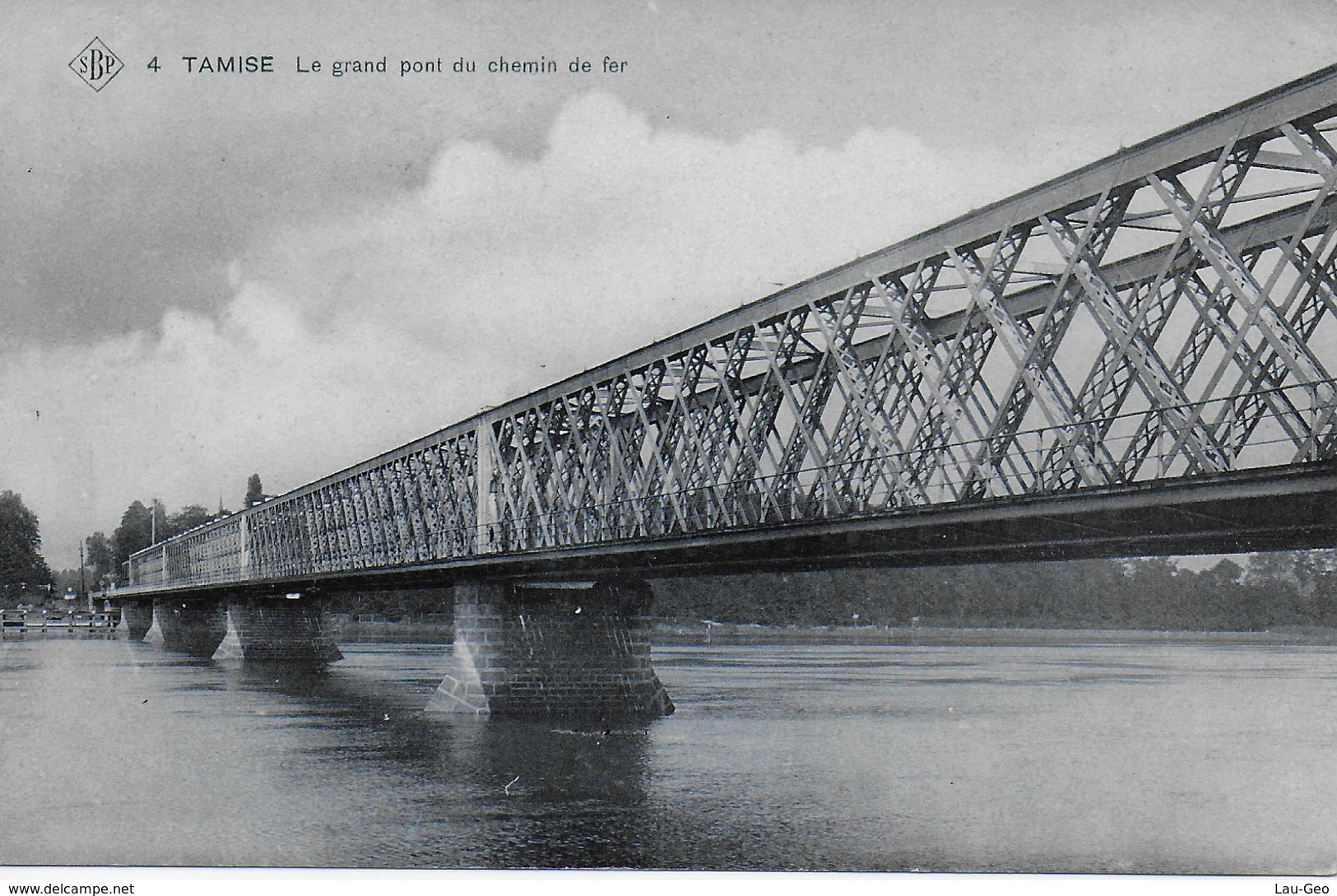 Tamise - Temse. Le Grand Pont Du Chemin De Fer. - Temse