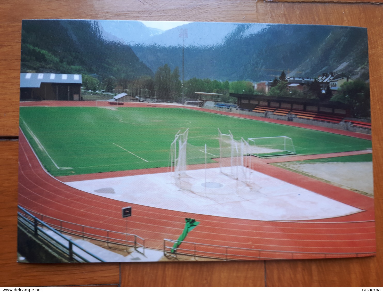 Andorra La Vella Comunal Stadium Cartolina Stadio Postcard Stadion AK Carte Postale Stade Estadio - Voetbal