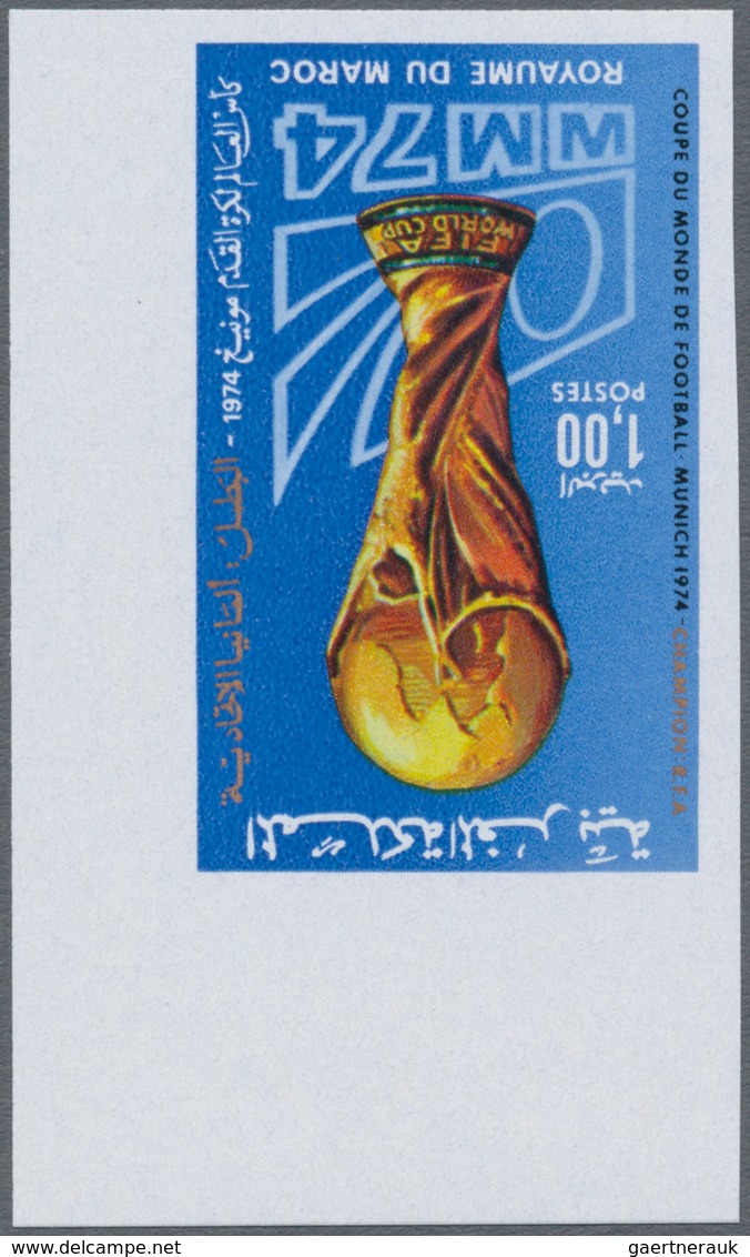 Marokko: 1973/1992 (ca.), Accumulation With Approx. 6500 Only IMPERFORATE Stamps (+ About 85 Miniatu - Lettres & Documents