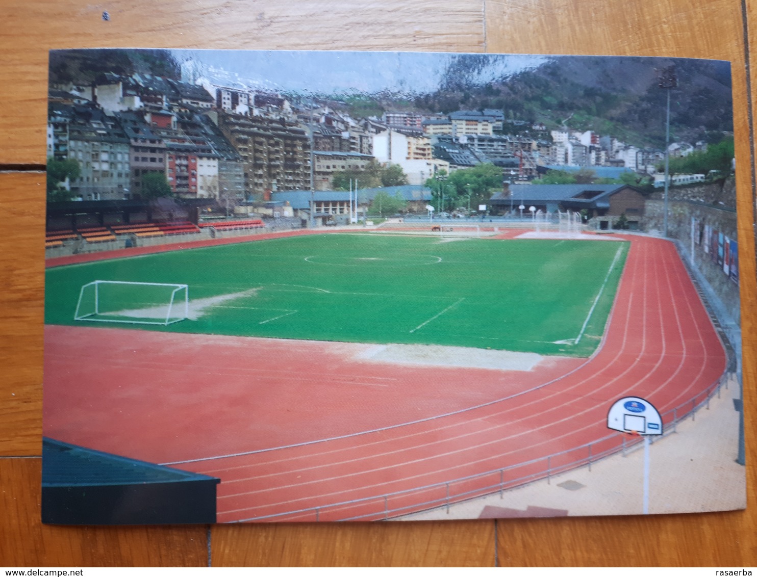 Andorra La Vella Comunal Stadium Cartolina Stadio Postcard Stadion AK Carte Postale Stade Estadio - Fussball