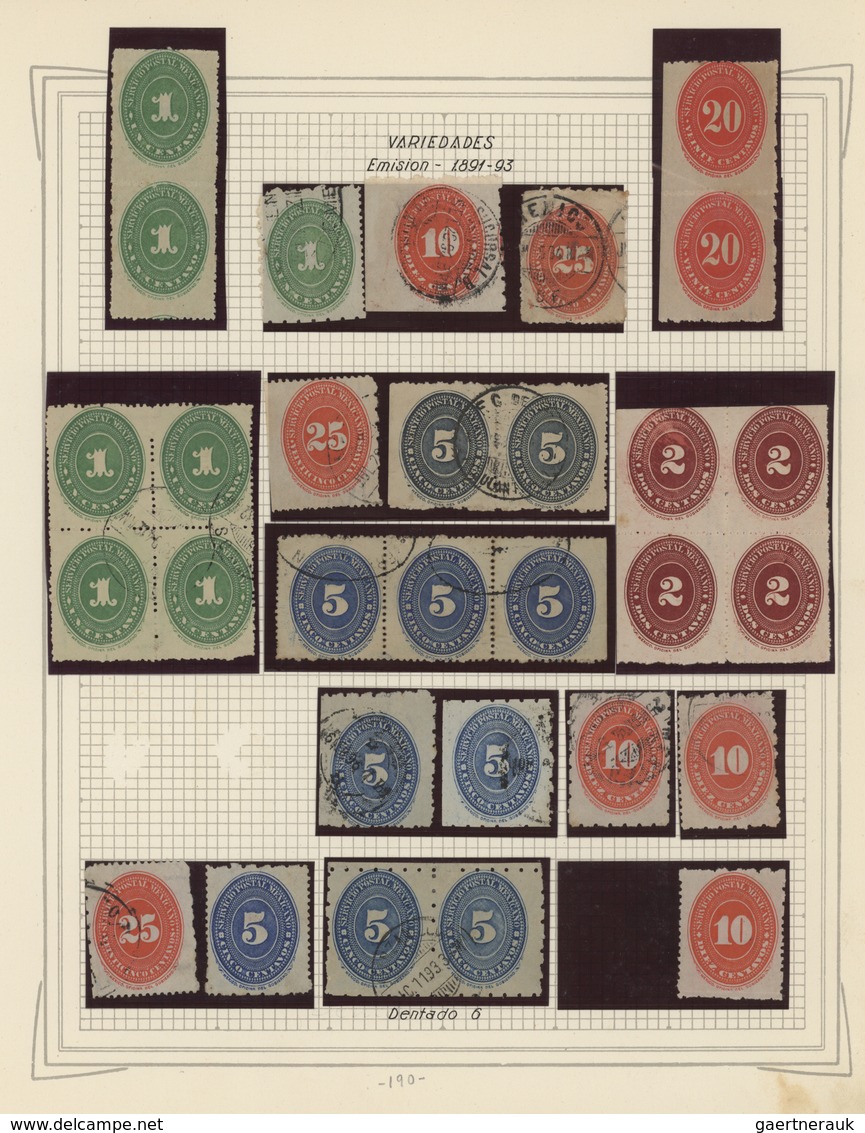 Mexiko: 1861/1893, A superb old-time collection of the Hidalgo, Eagle, Maximilan and Large Numerals