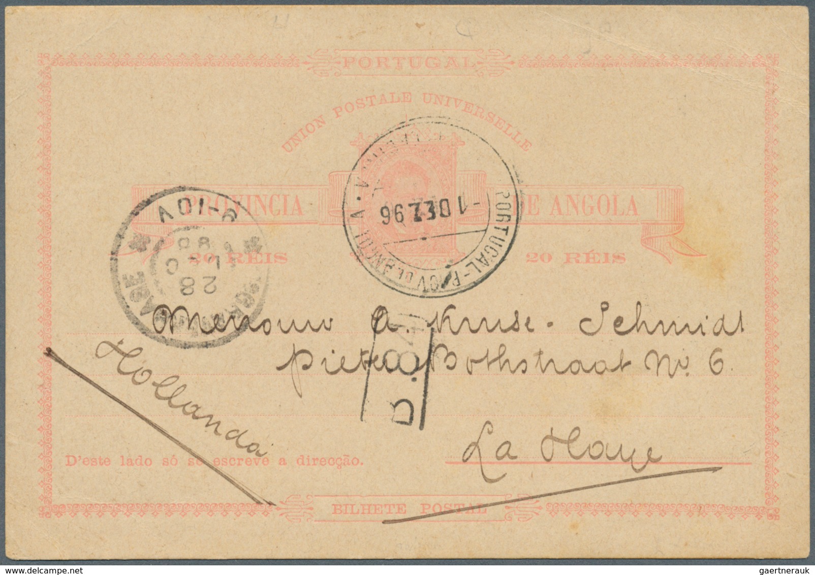 Mocambique: 1895/1917, Mocambique/Area, Group Of Eleven Better Entires With Many Attractive Franking - Mosambik