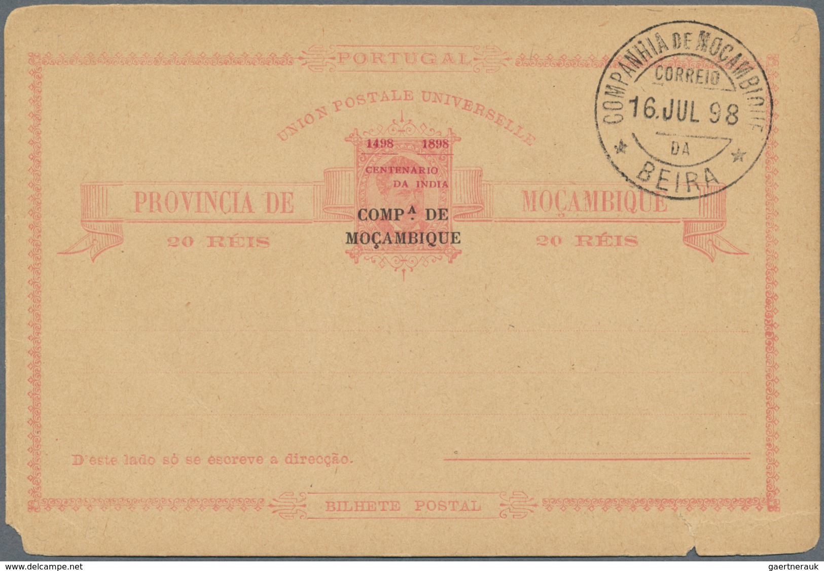 Mocambique - Provinzausgaben: Mocambique-Gesellschaft: 1892/1920, Collection/assortment Of Apprx. 10 - Mozambique