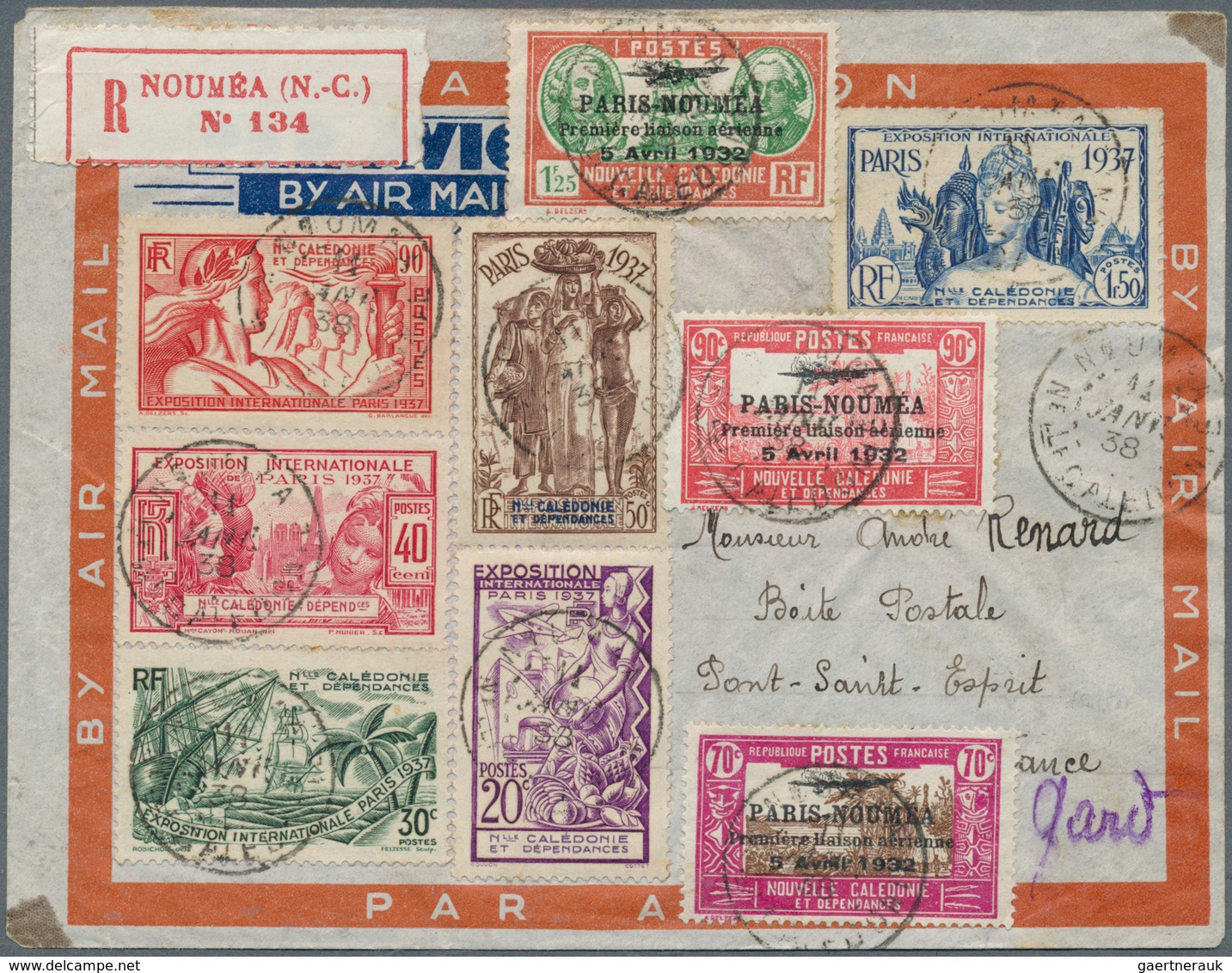 Neukaledonien: 1900/1990 (ca.), collection of apprx. 130 covers/cards/ppc with plenty of interesting