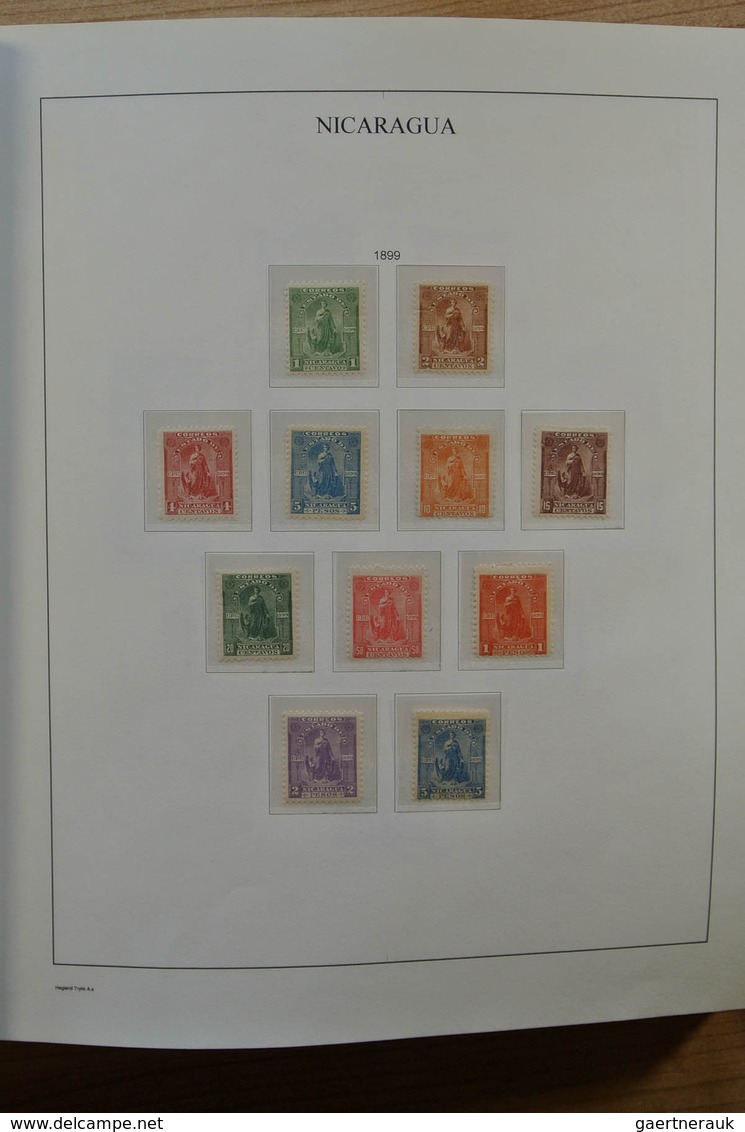 Neuseeland: 1862-1978. Nicely Filled, MNH, Mint Hinged And Used Collection Nicaragua 1862-1978 On Se - Autres & Non Classés