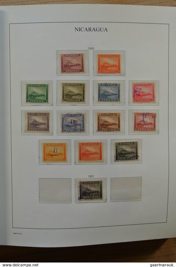 Neuseeland: 1862-1978. Nicely Filled, MNH, Mint Hinged And Used Collection Nicaragua 1862-1978 On Se - Autres & Non Classés