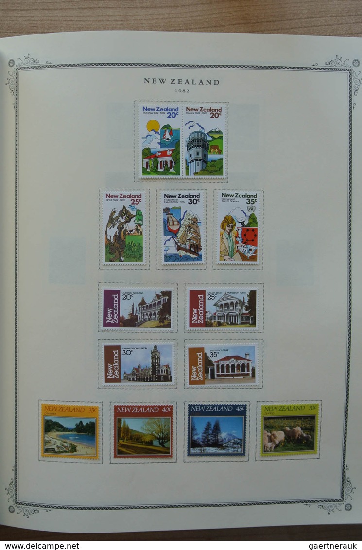 Neuseeland: 1874-2002. Well filled, mostly MNH and mint hinged collection New Zealand 1874-2002 in 2