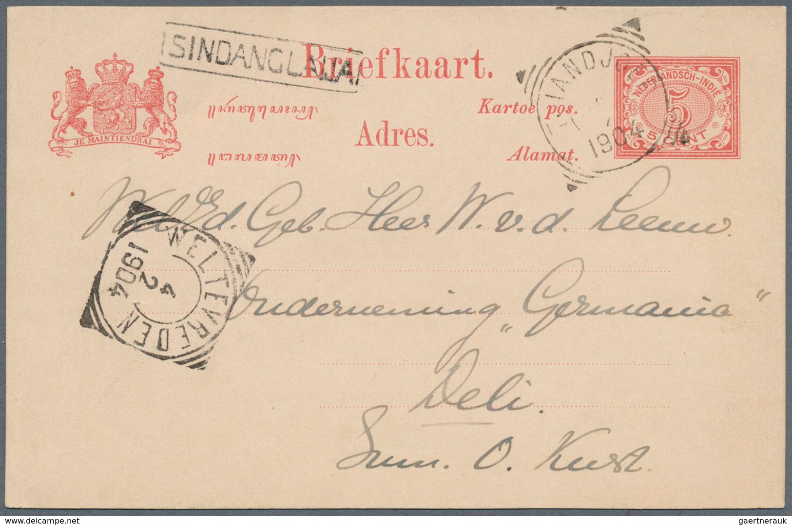 Niederländisch-Indien: 1880/1948, Interesting Collection With 37 Covers, Comprising Predominantly Po - India Holandeses