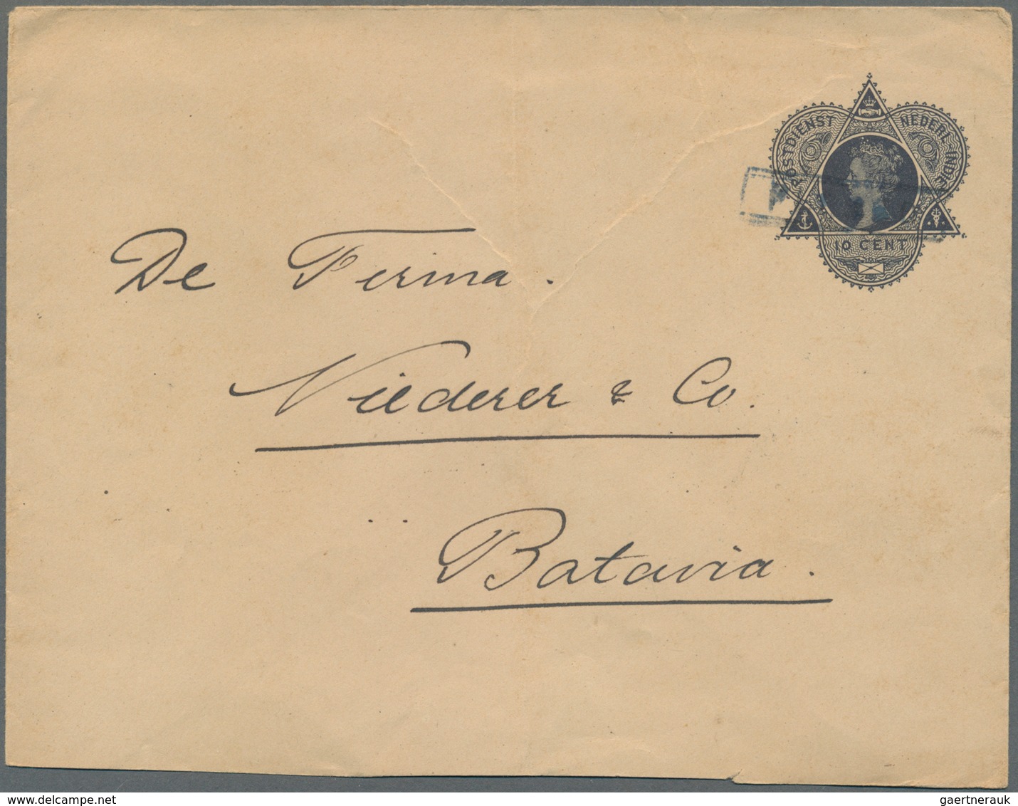 Niederländisch-Indien: 1888/1932, Used Stationery Envelopes (10, Inc. Uprates For Airmail Or Foreign - Indes Néerlandaises