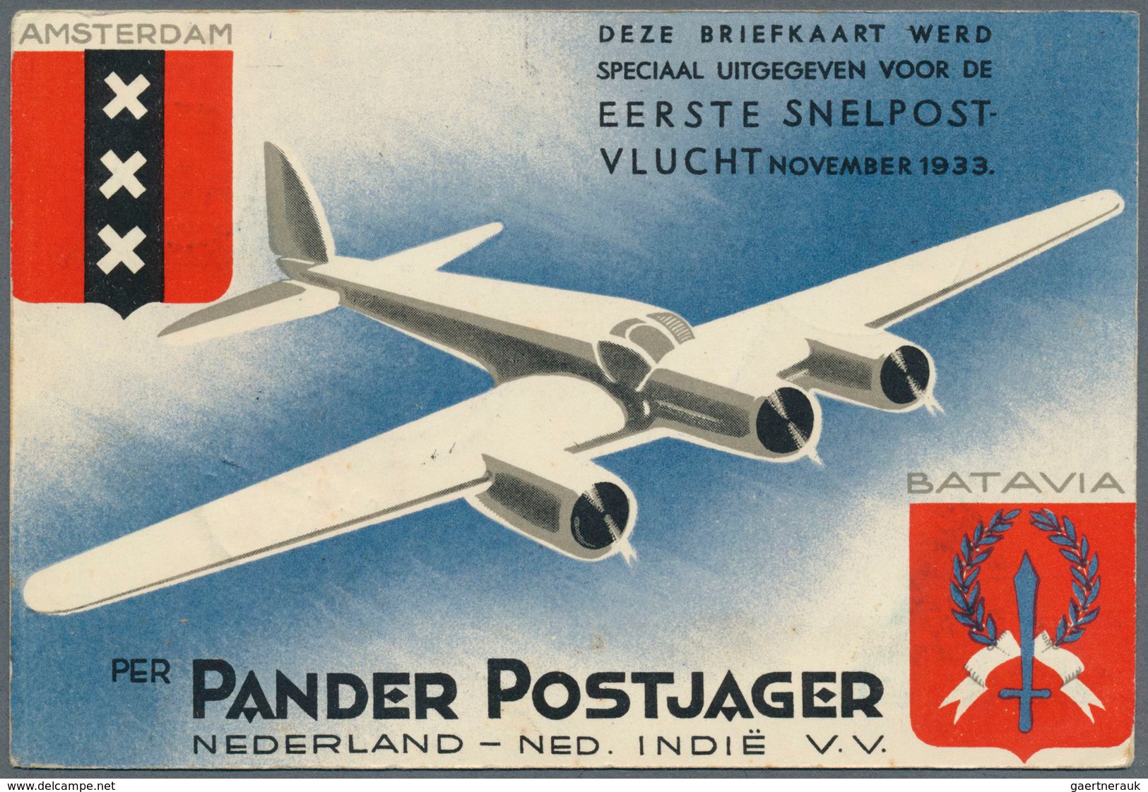 Niederländisch-Indien: 1922/1948, Comprehensive Collection Of 37 Covers With Focus On Airmail Covers - Indes Néerlandaises