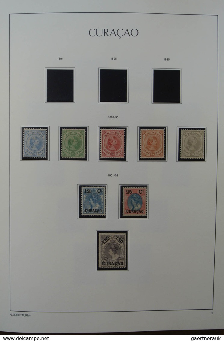 Niederländische Antillen: 1889-2009. Very Well Filled, MNH, Mint Hinged And Used Collection Netherla - Curazao, Antillas Holandesas, Aruba