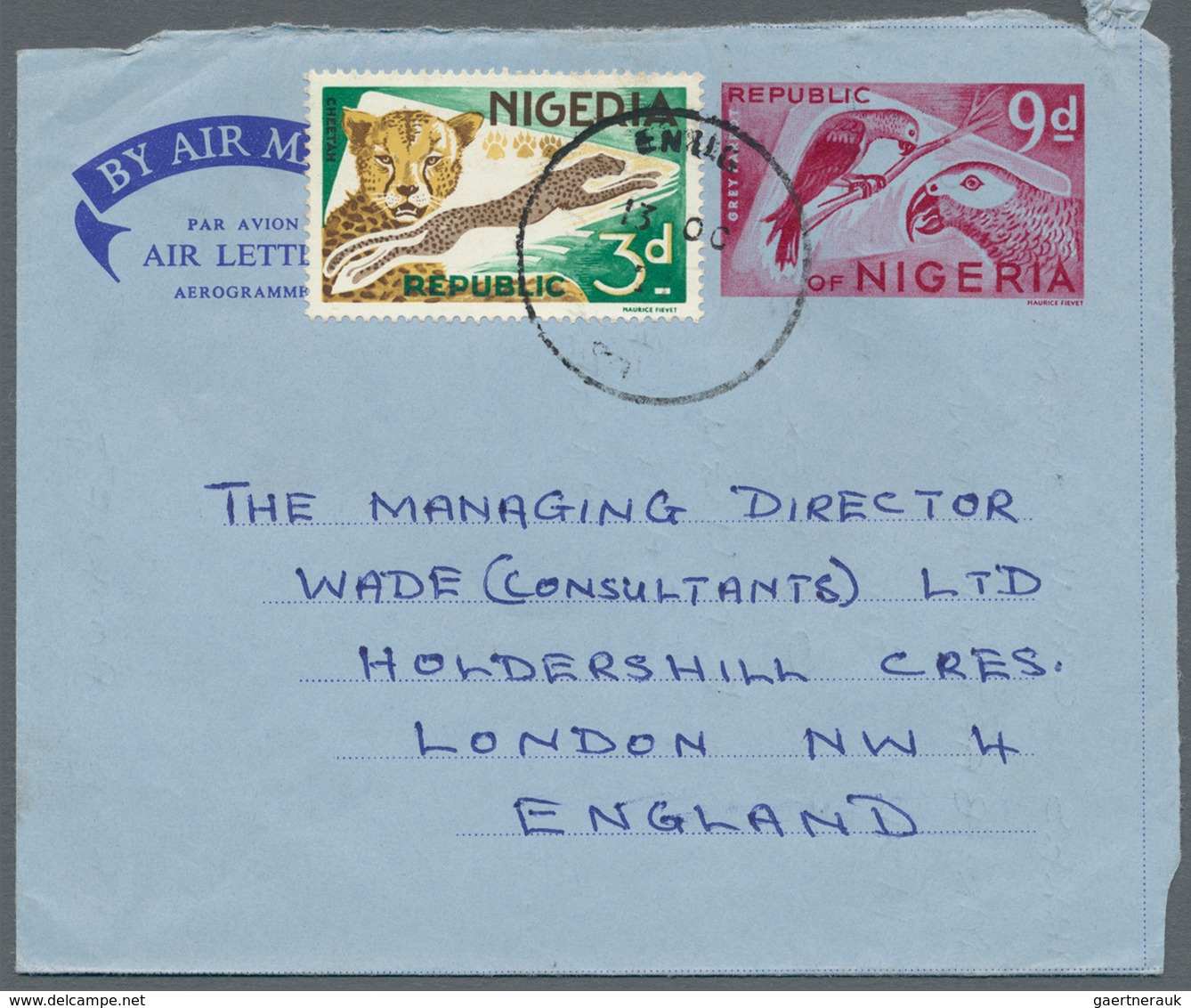 Nigeria: 1956/1973 (ca.), AEROGRAMMES: Accumulation With Approx. 750 Unused And Used/CTO Airletters - Nigeria (...-1960)