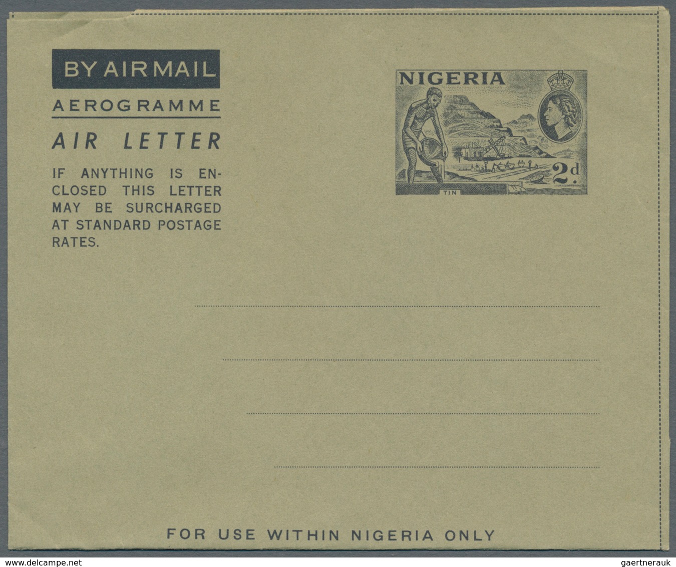 Nigeria: 1956/1973 (ca.), AEROGRAMMES: Accumulation With Approx. 750 Unused And Used/CTO Airletters - Nigeria (...-1960)