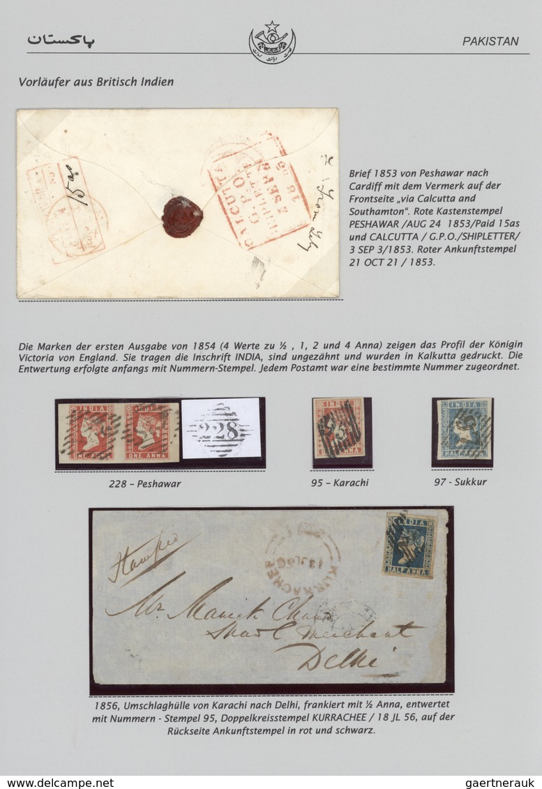 Pakistan: 1846-1971: Comprehensive And Specialized Collection Of Both Mint And Used Stamps (more Tha - Pakistán