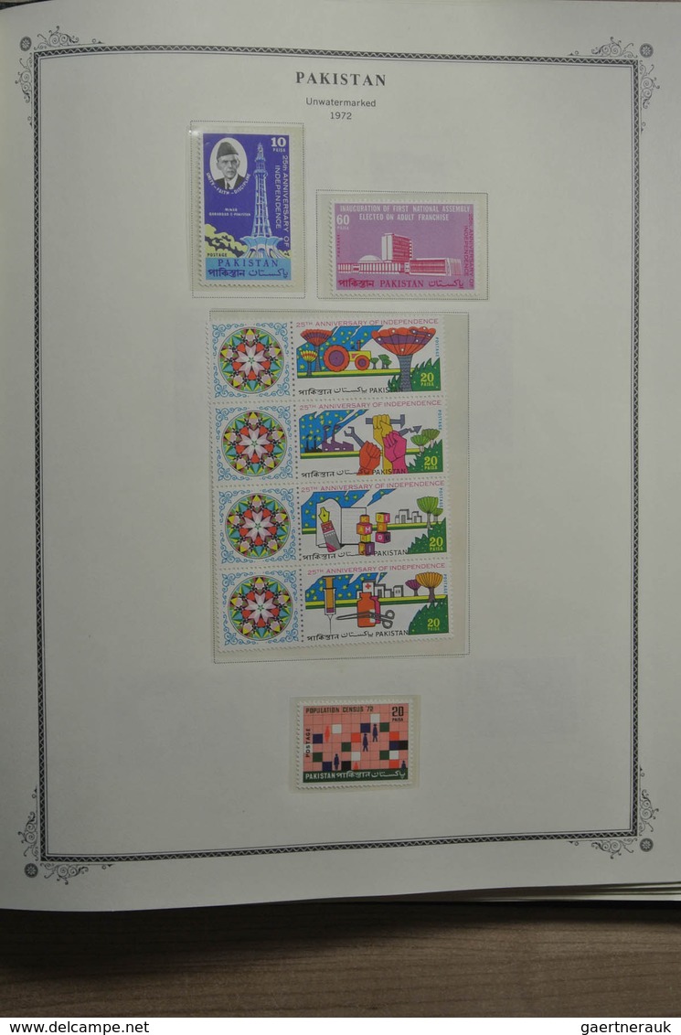 Pakistan: 1947-1973. Overcomplete, MNH, mint hinged and used collection Pakistan 1947-1973 in Scott