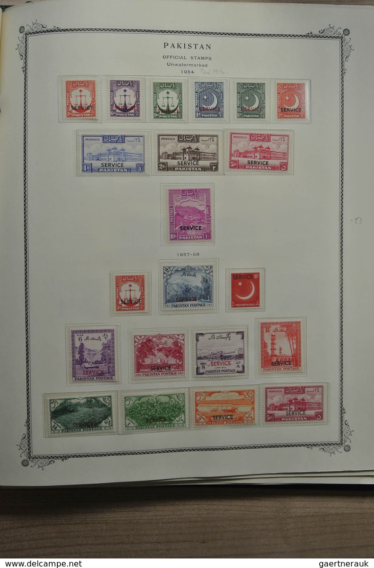 Pakistan: 1947-1973. Overcomplete, MNH, mint hinged and used collection Pakistan 1947-1973 in Scott