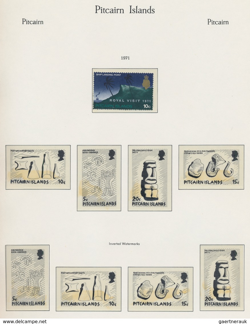 Pitcairn: 1940/1999, Almost Exclusively U/m Collection (only A Few Are Hinged) In A KA/BE Binder, Ac - Islas De Pitcairn