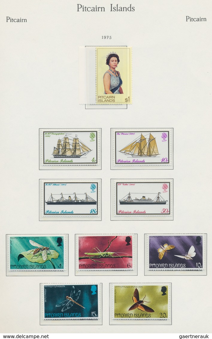 Pitcairn: 1940/1999, almost exclusively u/m collection (only a few are hinged) in a KA/BE binder, ac