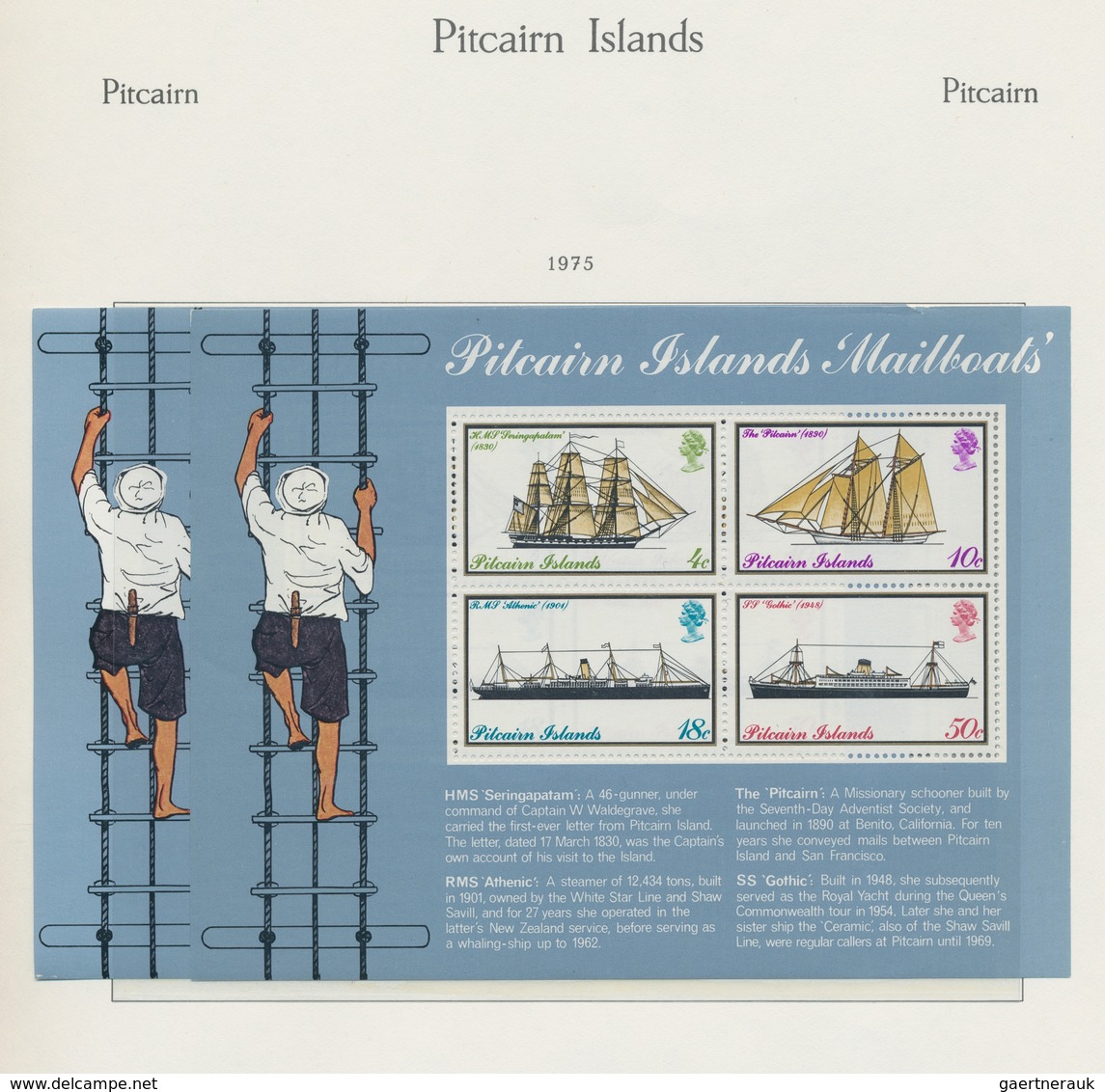 Pitcairn: 1940/1999, almost exclusively u/m collection (only a few are hinged) in a KA/BE binder, ac