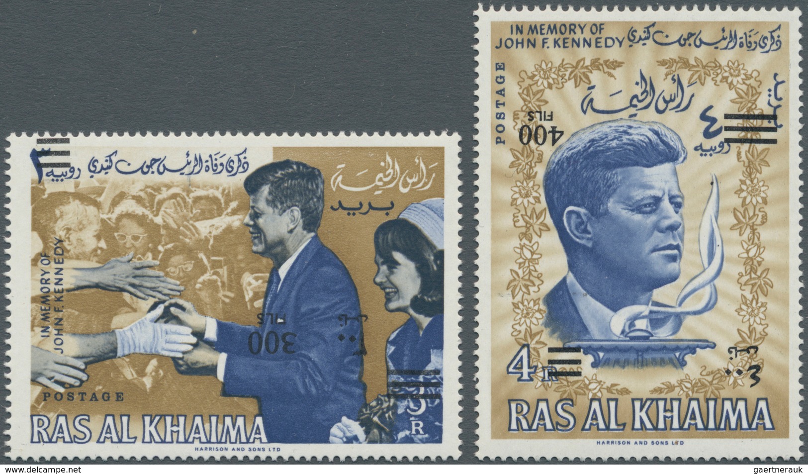 Ras Al Khaima: 1965/1972 (ca.), Accumulation In Box With Many Complete Sets And A Large Quantity Of - Ra's Al-Chaima