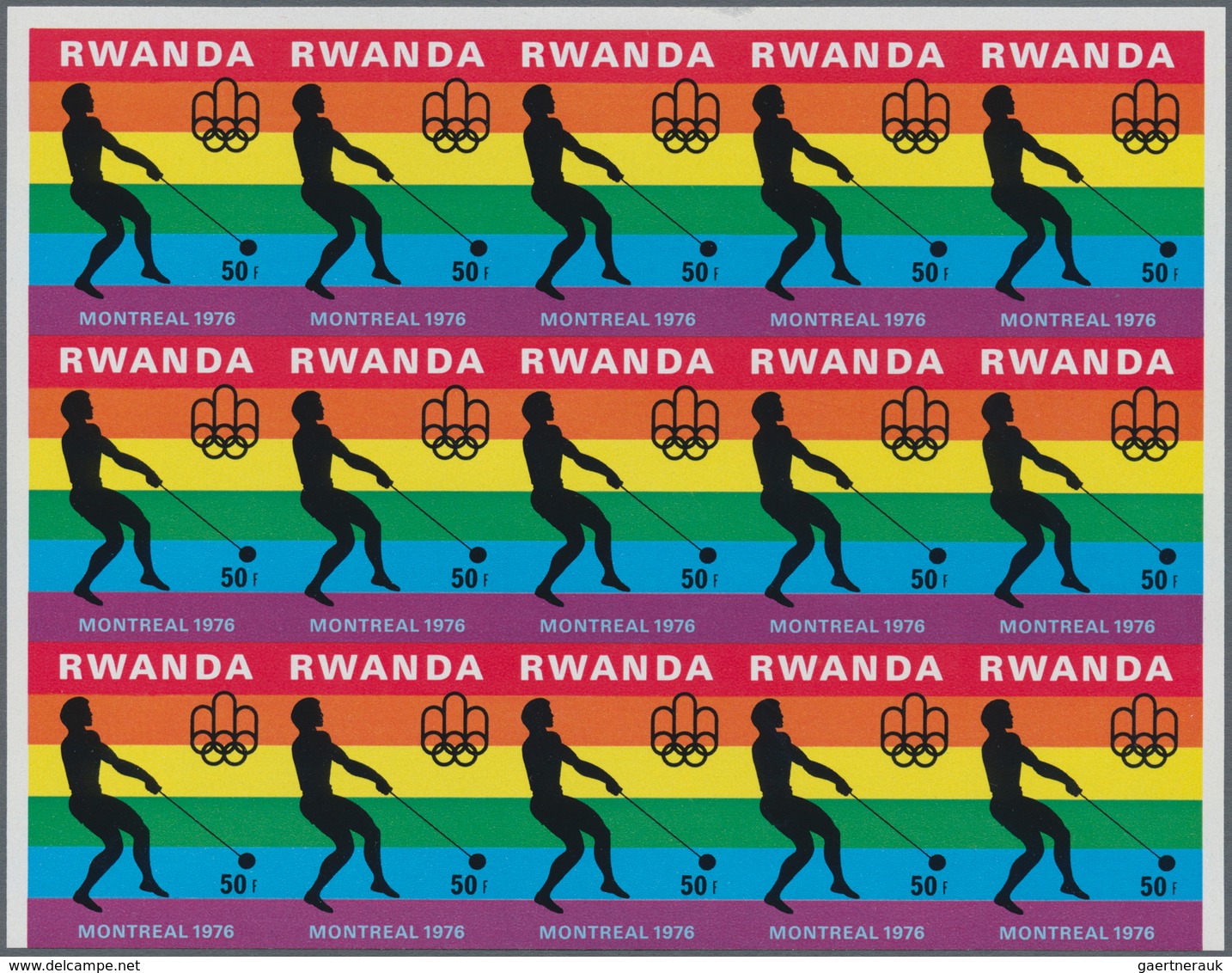 Ruanda: 1967/1983, Accumulation In Large Box With Many Complete Sets Some In Larger Quantities, Impe - Otros & Sin Clasificación