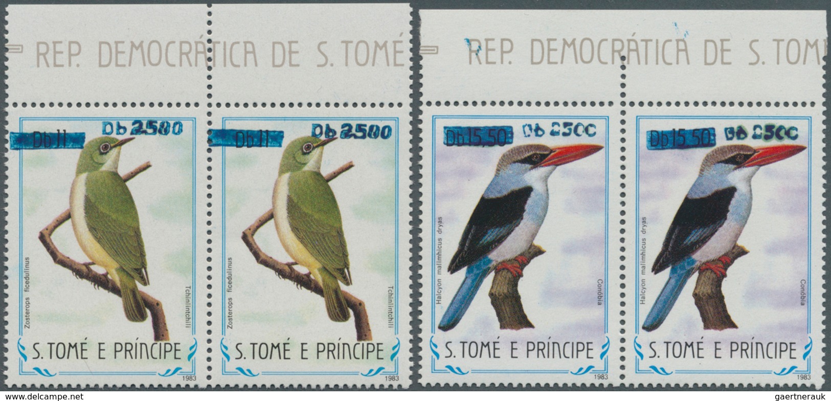 St. Thomas Und Prinzeninsel - Sao Thome E Principe: 1998, Birds Complete Set Of Two Incl. 11db. Prin - Sao Tomé Y Príncipe