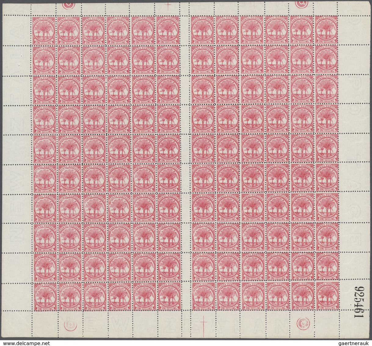 Samoa: 1886/1899, Definitves "Palm Trees", ½d. Purple Brown, 1d. Green, 6d. Brown-lake, 1s. Carmine - Samoa