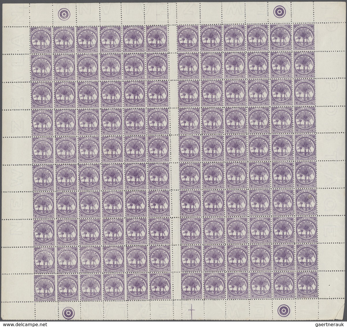 Samoa: 1886/1899, Definitves "Palm Trees", ½d. Purple Brown, 1d. Green, 6d. Brown-lake, 1s. Carmine - Samoa