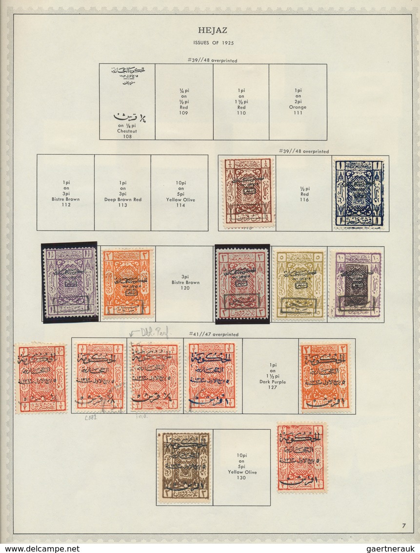 Saudi-Arabien: 1916/1990 (ca.), Mint And Used Collection On Album Pages, From Hejaz/Najd Issues (the - Arabie Saoudite