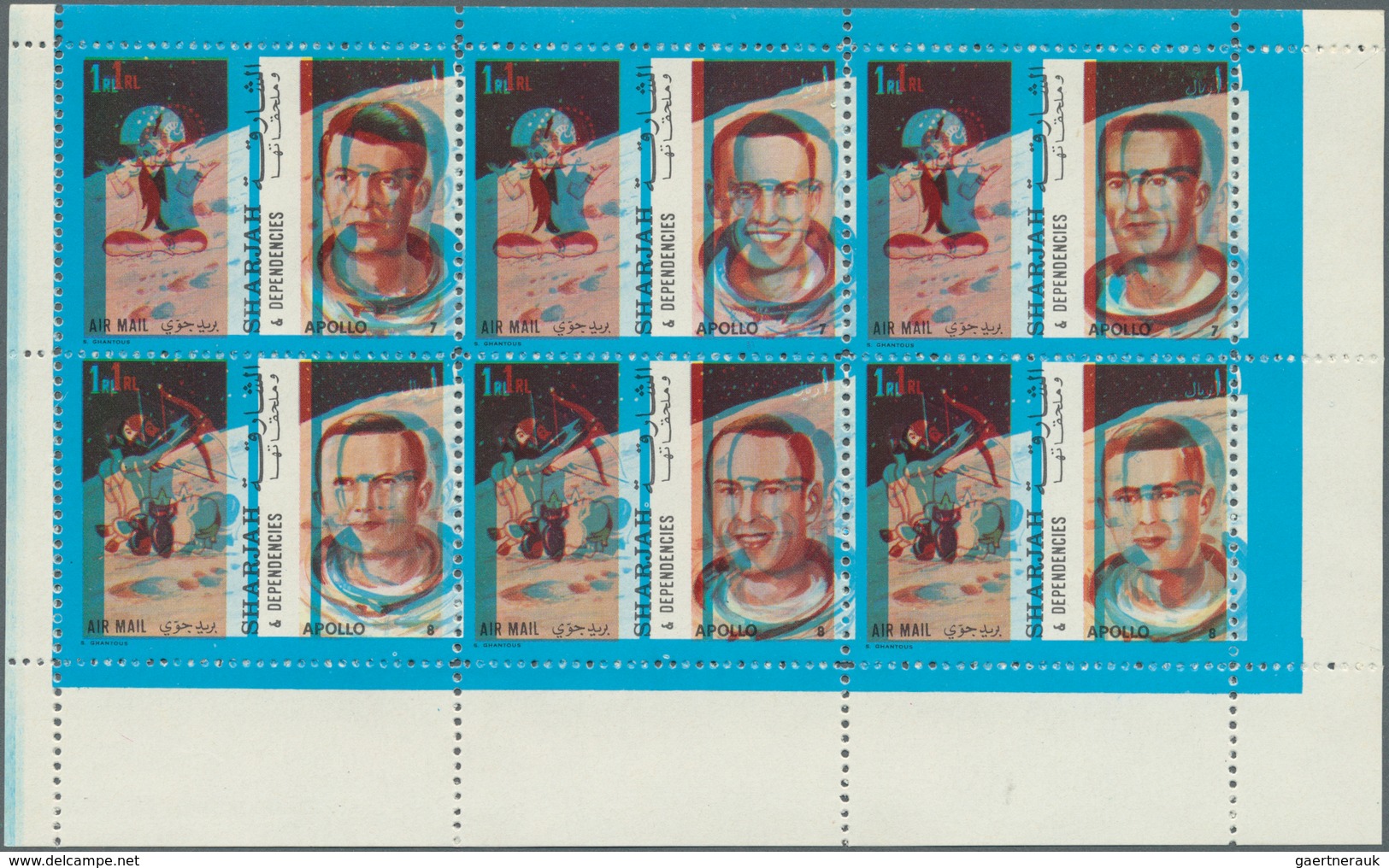 Schardscha / Sharjah: 1963/1972, Chiefly U/m Accumulation In A Binder, Incl. Mini Sheets, Some Varie - Sharjah