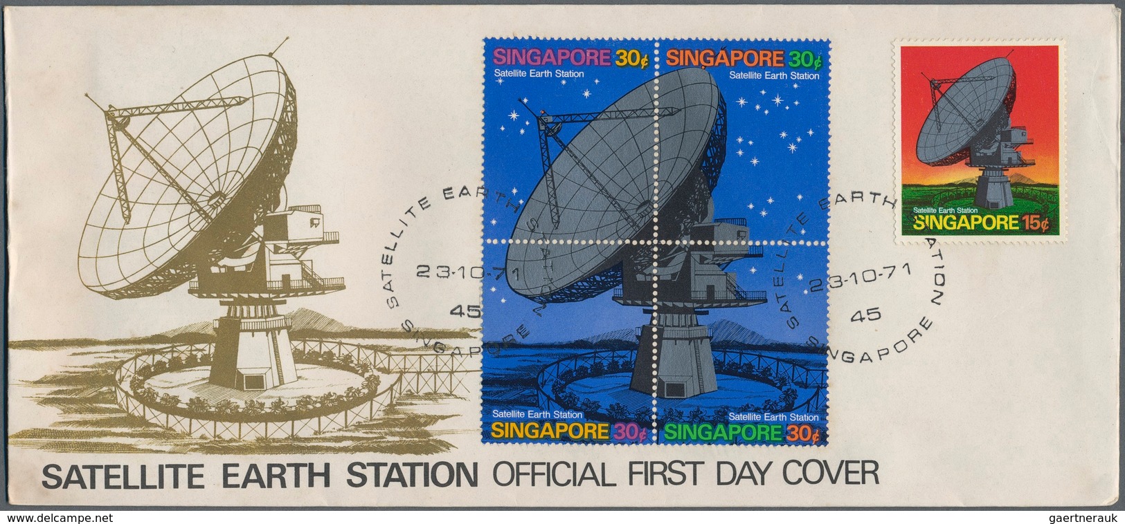 Singapur: 1970-78, Collection Of 44 Different First Day Covers Including Complete 1971, 1977 And 197 - Singapour (...-1959)