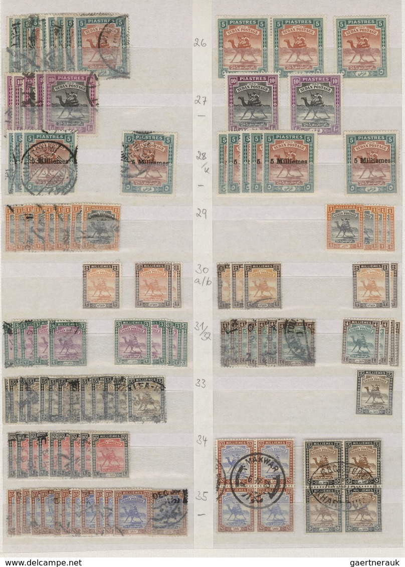 Sudan: 1897-1997: Collection, Duplication And Additions Of Stamps Issued Over 100 Years, Both Mint A - Soudan (1954-...)