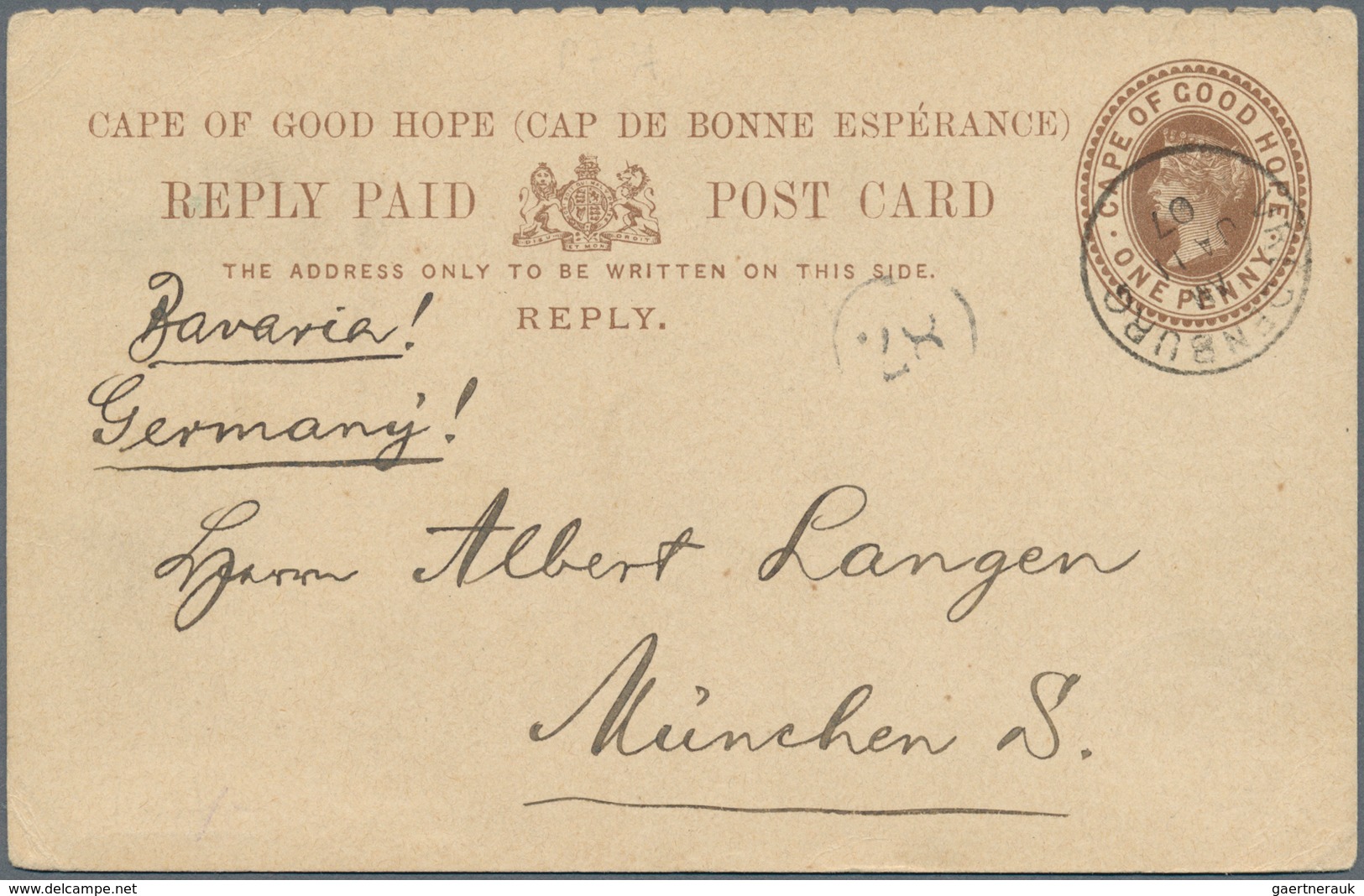 Kap Der Guten Hoffnung - Ganzsachen: 1878-1909 Ca.: Collection Of More Than 100 Postal Stationery Ca - Cabo De Buena Esperanza (1853-1904)