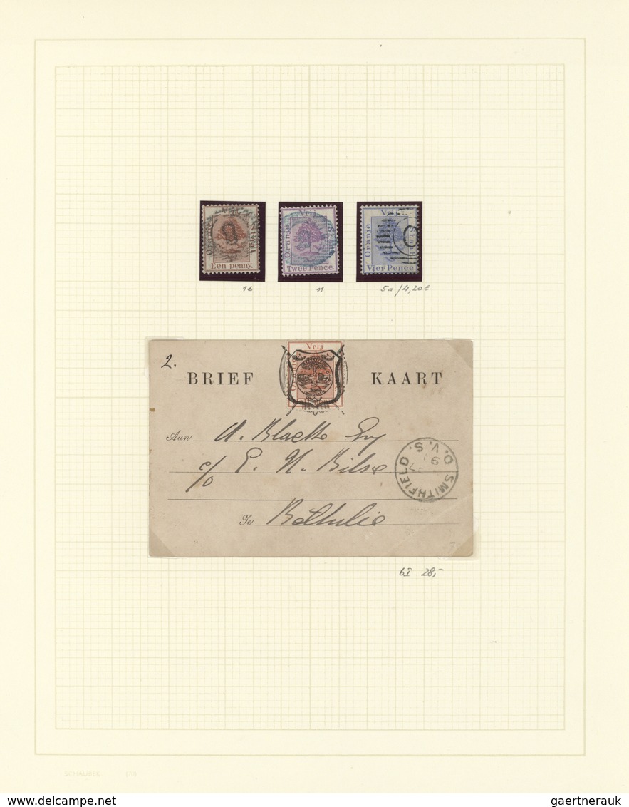 Oranjefreistaat: 1890-1910, ORANJE VRIJ STAAT & ORANGE RIVER COLONY : Selection Of Stationerys, Card - État Libre D'Orange (1868-1909)