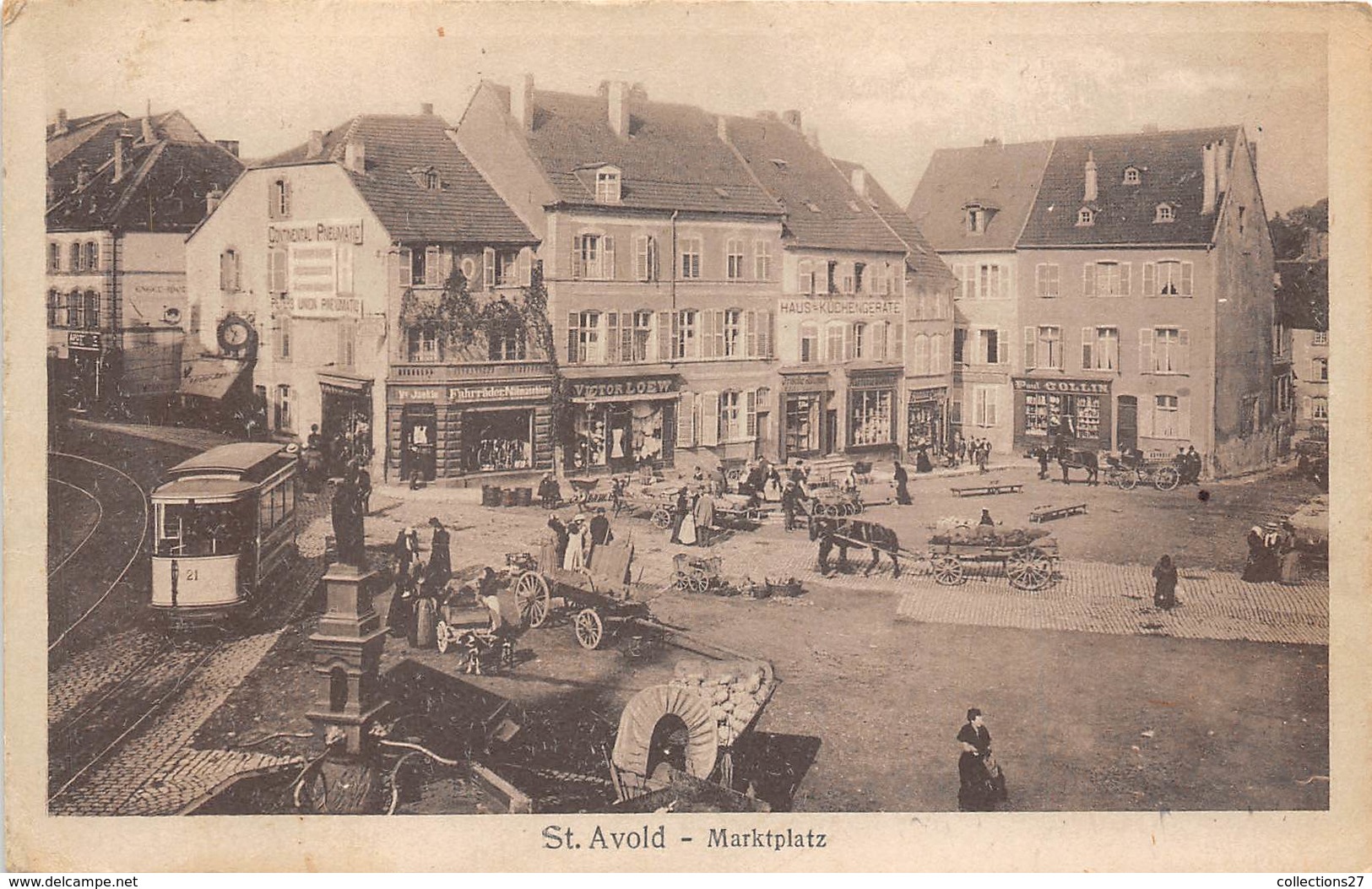 57-SAINT-AVOLD- MARKPLATZ - Saint-Avold